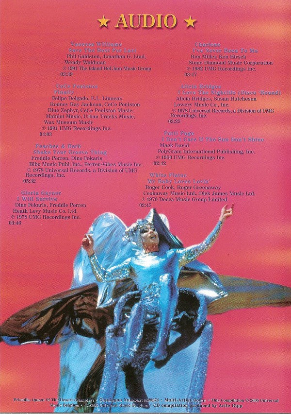 Various : The Adventures Of Priscilla Queen Of The Desert (DVD-V, Ltd, PAL + CD, Comp, Smplr)