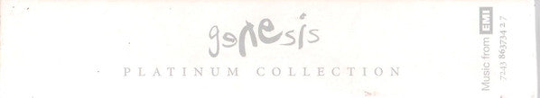 Genesis : Platinum Collection (3xCD, Comp, Med)