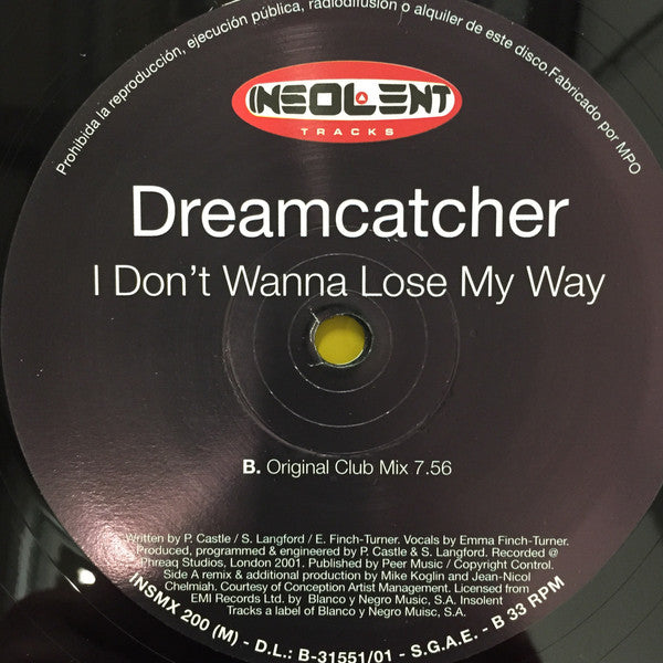 Dreamcatcher : I Don't Wanna Lose My Way (12")