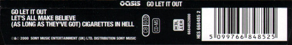 Oasis (2) : Go Let It Out (Minimax, Maxi)