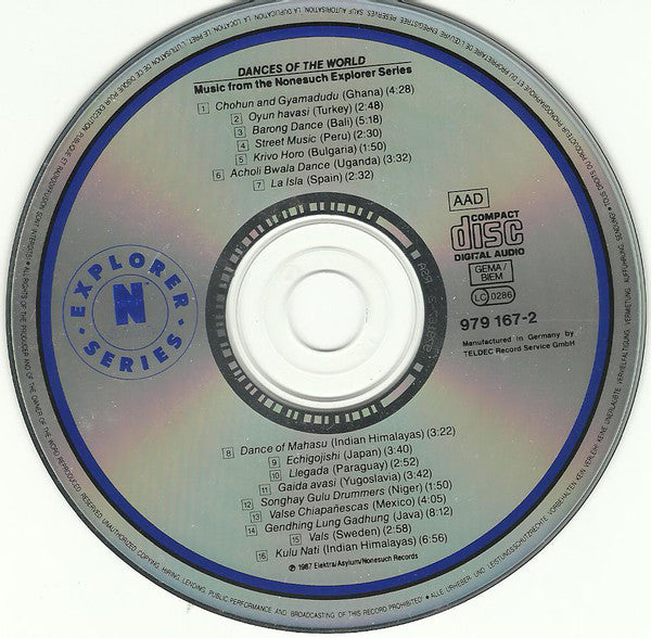 Various : Dances Of The World (CD, Comp)
