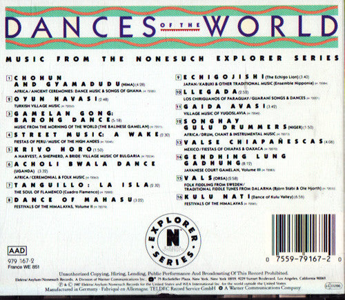 Various : Dances Of The World (CD, Comp)