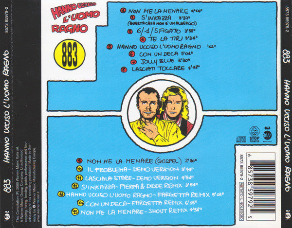 883 : Hanno Ucciso L'Uomo Ragno (Edizione Straordinaria) (CD, Album)