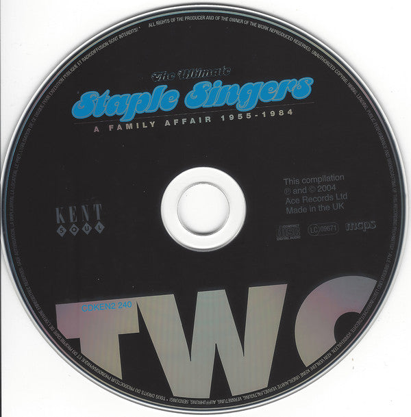 The Staple Singers : The Ultimate Staple Singers  A Family Affair 1953-1984 (2xCD, Album, Comp)