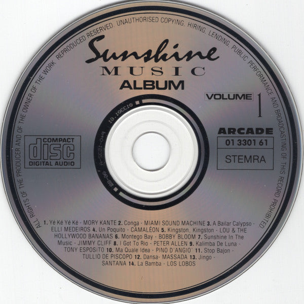 Various : Sunshine Music Volume 1 (CD, Comp)