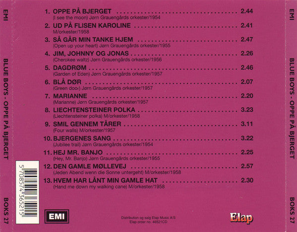 Blue Boys : Oppe På Bjerget (CD, Album, Comp, RE)