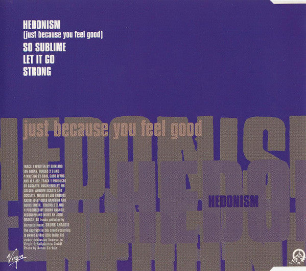 Skunk Anansie : Hedonism (Just Because You Feel Good) (CD, Maxi)