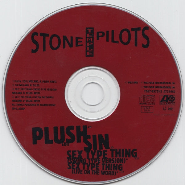 Stone Temple Pilots : Plush (CD, Single)