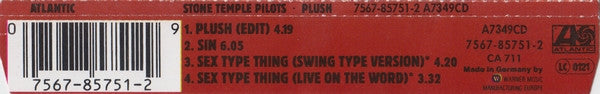 Stone Temple Pilots : Plush (CD, Single)