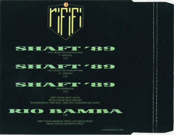 Rififi : (Theme From) Shaft '89 (CD, Maxi)