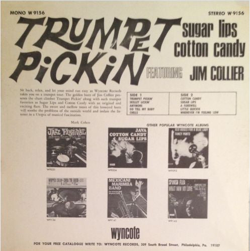 Jim Collier (3) : Trumpet Pickin' (LP, Album)