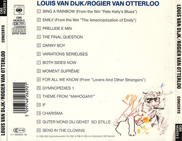 Louis van Dijk / Rogier van Otterloo : Concerto (CD, Comp)