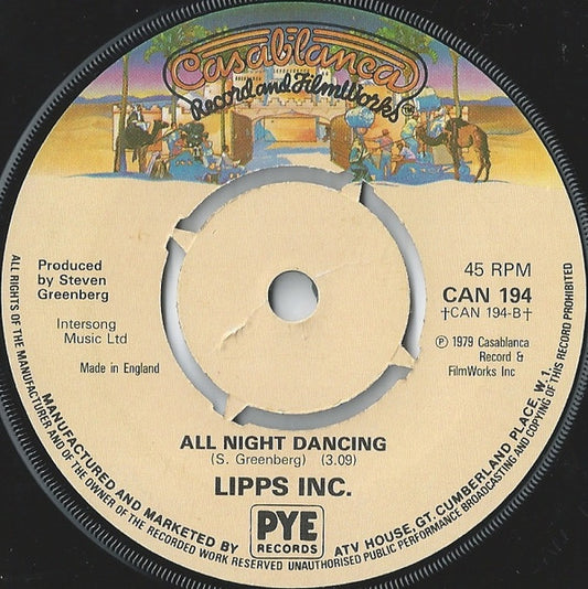 Lipps, Inc. : Funkytown  (7", Single, Pus)