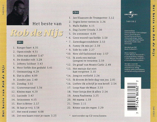 Rob de Nijs : Het Beste Van (2xCD, Comp, Dou)