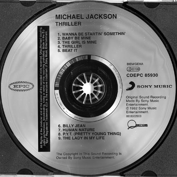 Michael Jackson : Thriller (CD, Album)
