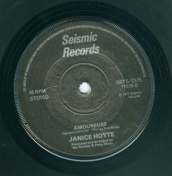 Janice Hoyte : This Is It (7")