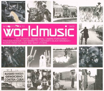 Various : Beginner's Guide To World Music (3xCD, Comp, Car)