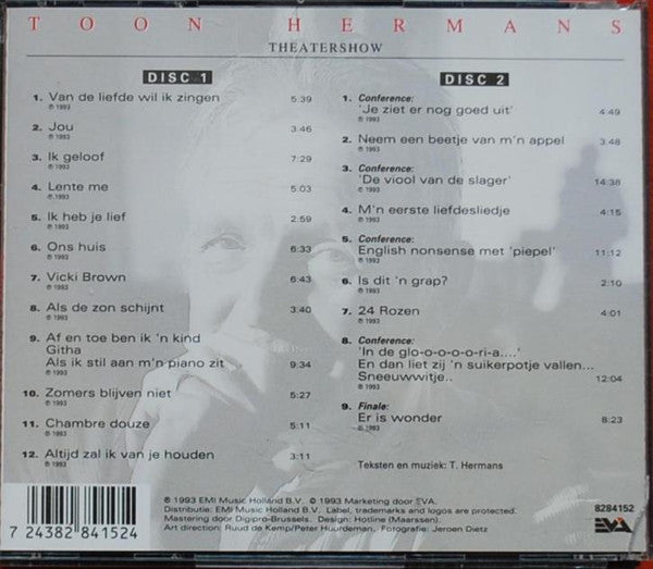 Toon Hermans : Theatershow - Ik Heb Je Lief (2xCD, Album)