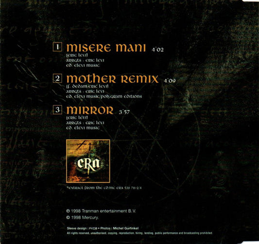Era : Misere Mani (CD, Single)