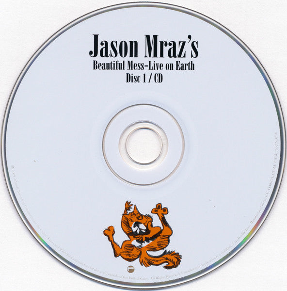 Jason Mraz : Jason Mraz's Beautiful Mess - Live On Earth (CD, Album + DVD, NTSC)