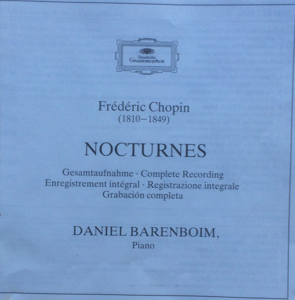 Frédéric Chopin, Daniel Barenboim : Nocturnes (2xCD, Album)