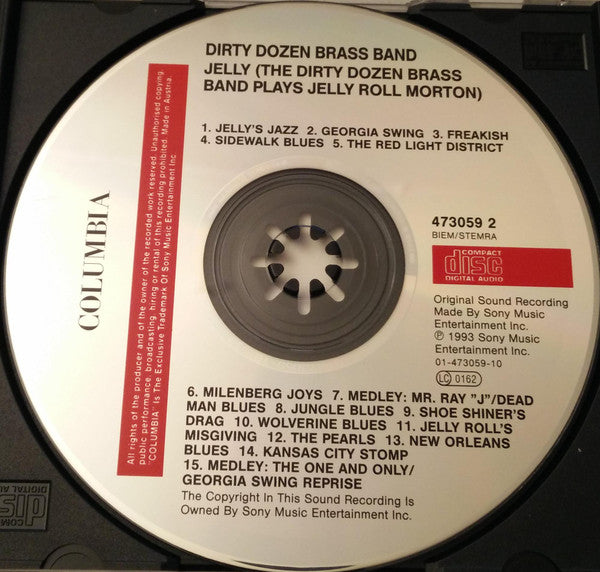 The Dirty Dozen Brass Band : Plays Jelly Roll Morton (CD, Album)