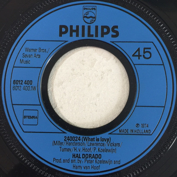 Hal Dorado : 240024  (7", Single)