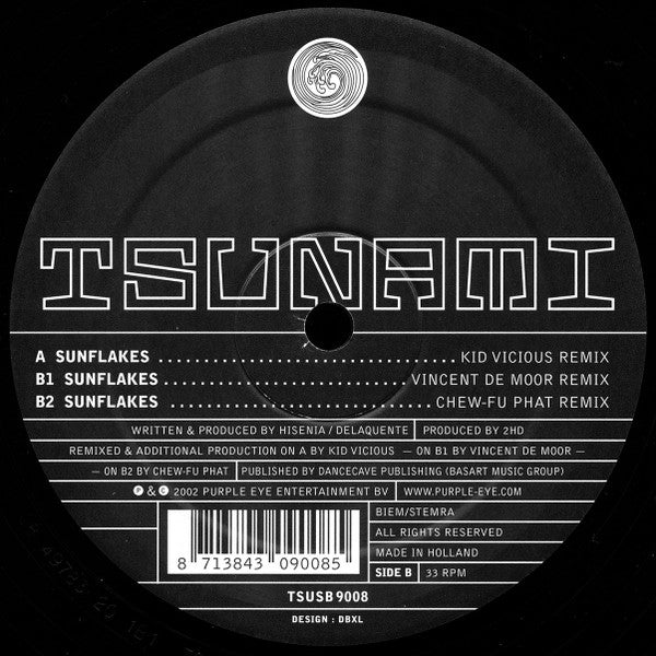2HD : Sunflakes (Remixed) (12")