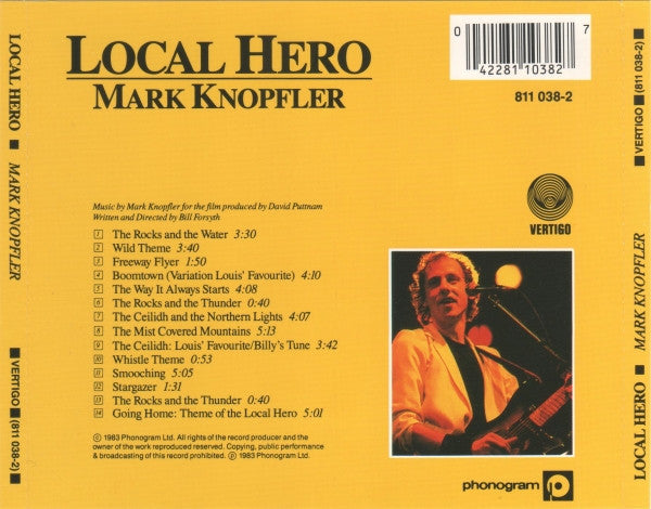 Mark Knopfler : Local Hero (CD, Album, Blu)