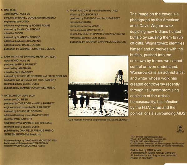 U2 : One (CD, Single)