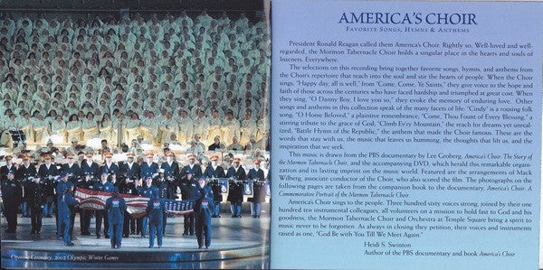 Mormon Tabernacle Choir, Craig Jessop, Mack Wilberg, Orchestra at Temple Square : America's Choir (Favorite Songs, Hymns & Anthems) (CD, Album)