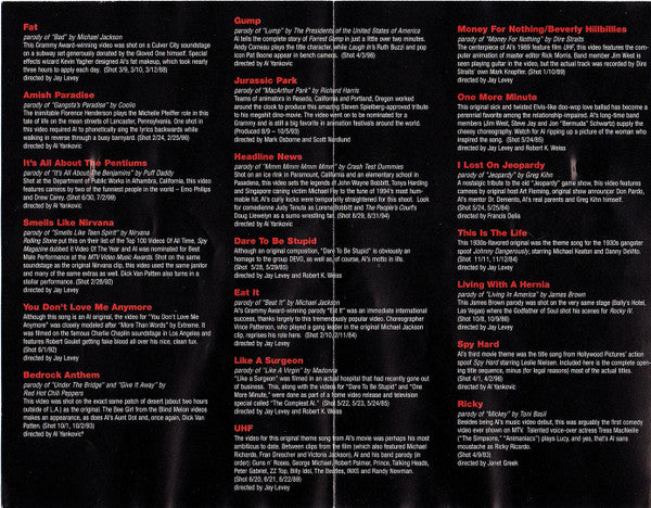 "Weird Al" Yankovic : The Ultimate Video Collection (DVD-V, Multichannel, NTSC)