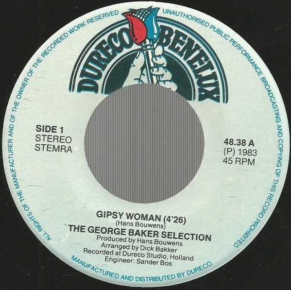 George Baker Selection : Gipsy Woman (7", Single)