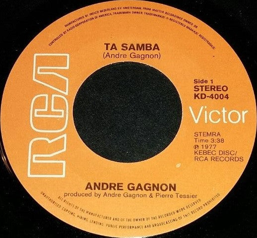 André Gagnon : Ta Samba (7", Single)