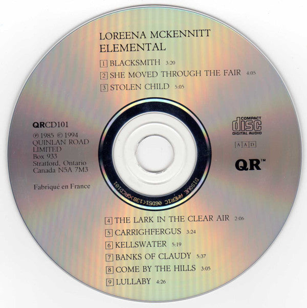 Loreena McKennitt : Elemental (CD, Album, RE)
