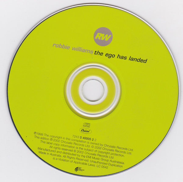 Robbie Williams : The Ego Has Landed (CD, Album, Comp, RE)