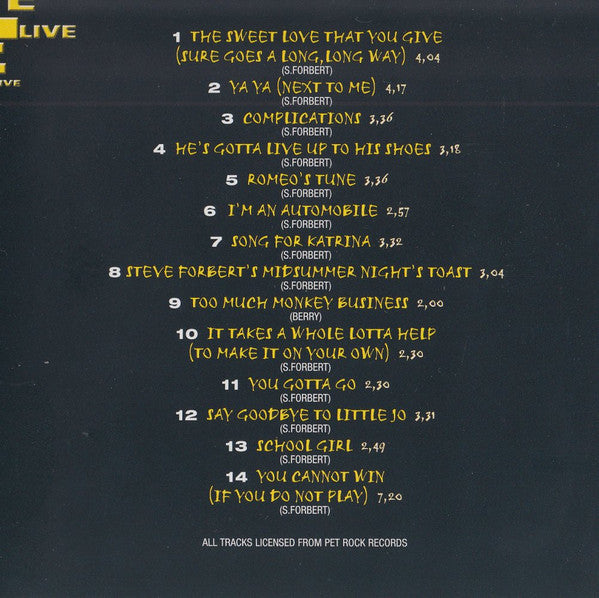 Steve Forbert : School Girl (CD, Album)