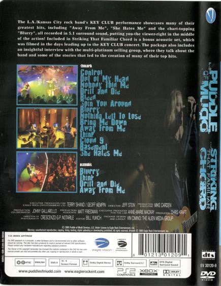 Puddle Of Mudd : Striking That Familiar Chord (DVD-V, NTSC, Dol)