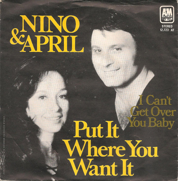 Nino Tempo & April Stevens : Put It Where You Want It (7", Single)