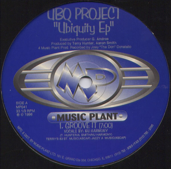 UBQ Project : Ubiquity EP (12", EP)