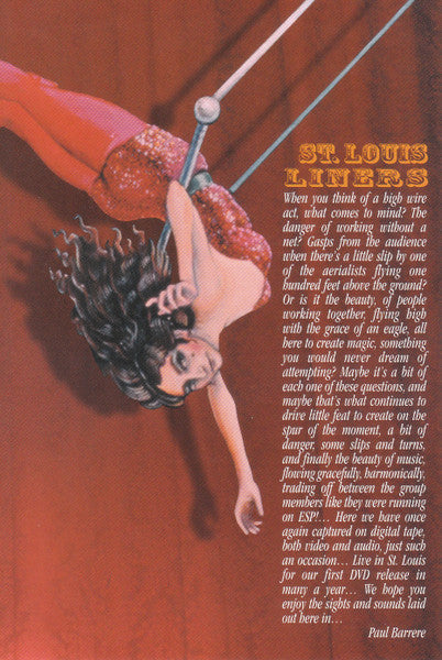 Little Feat : Highwire Act - Live In St. Louis 2003 (DVD, PAL)