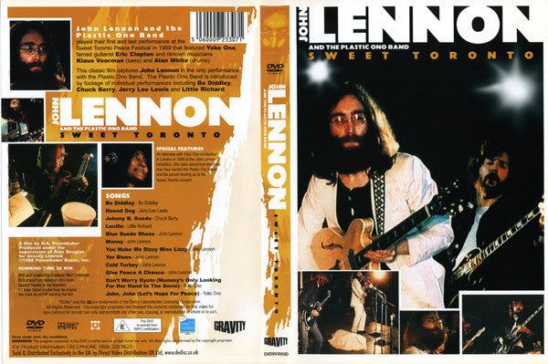 John Lennon And The Plastic Ono Band : Sweet Toronto (DVD-V, PAL)