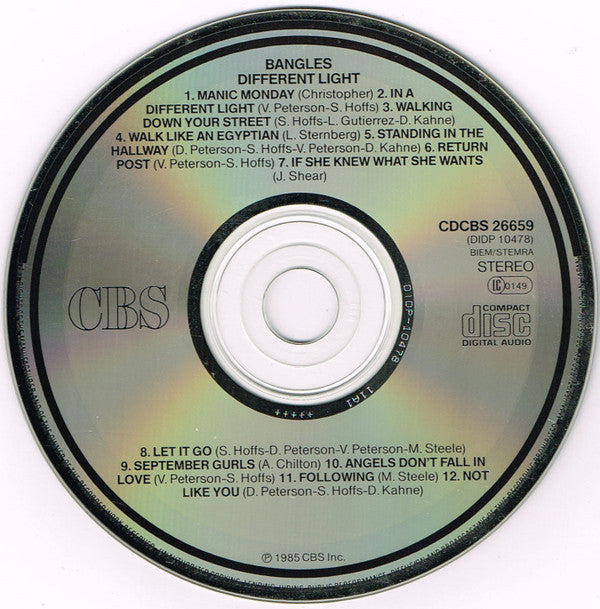Bangles : Different Light (CD, Album)