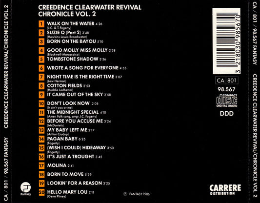 Creedence Clearwater Revival : Chronicle Volume Two (CD, Comp)