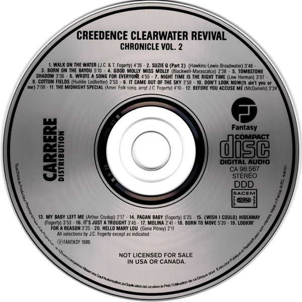 Creedence Clearwater Revival : Chronicle Volume Two (CD, Comp)