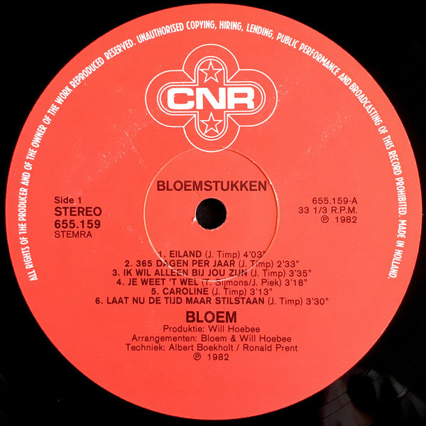 Bloem : Bloemstukken (LP, Album)