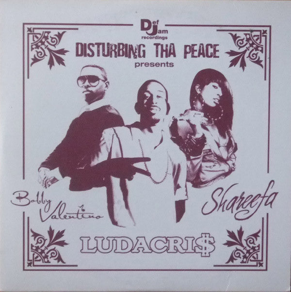 Ludacris / Bobby Valentino (2) / Shareefa : Disturbing Tha Peace Presents (CD, Promo, Smplr, Car)