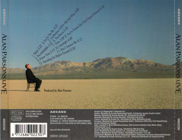 Alan Parsons : Alan Parsons Live (CD, Album)