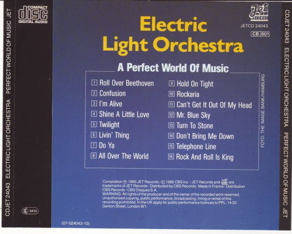 Electric Light Orchestra : A Perfect World Of Music (CD, Comp)