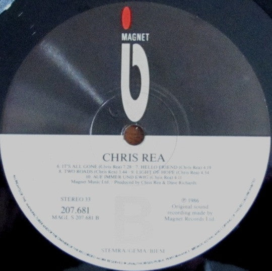 Chris Rea : On The Beach (LP, Album)